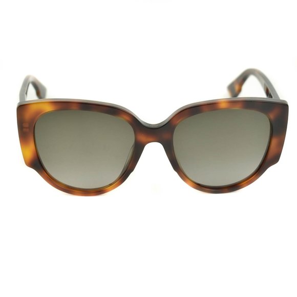 DIOR "Night 1": Tortoise Brown Logo Sunglasses mw - Picture 4 of 12